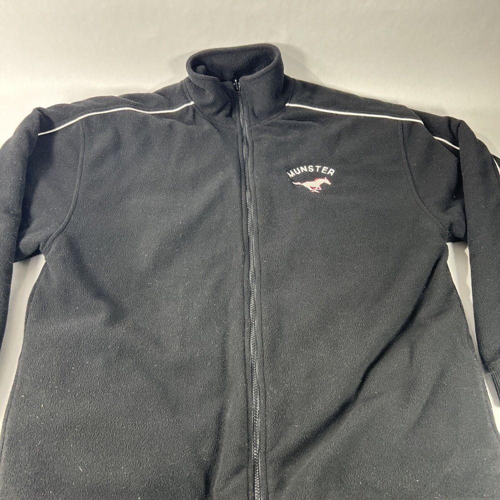 Munster Mustang‎ Fleece Jacket Black Size Large